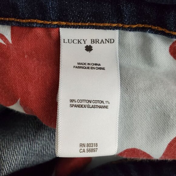 Lucky Brand Sofia Bootcut Jeans Women Size 6/28 Dark Blue Denim Vintage Y2K - Picture 12 of 14
